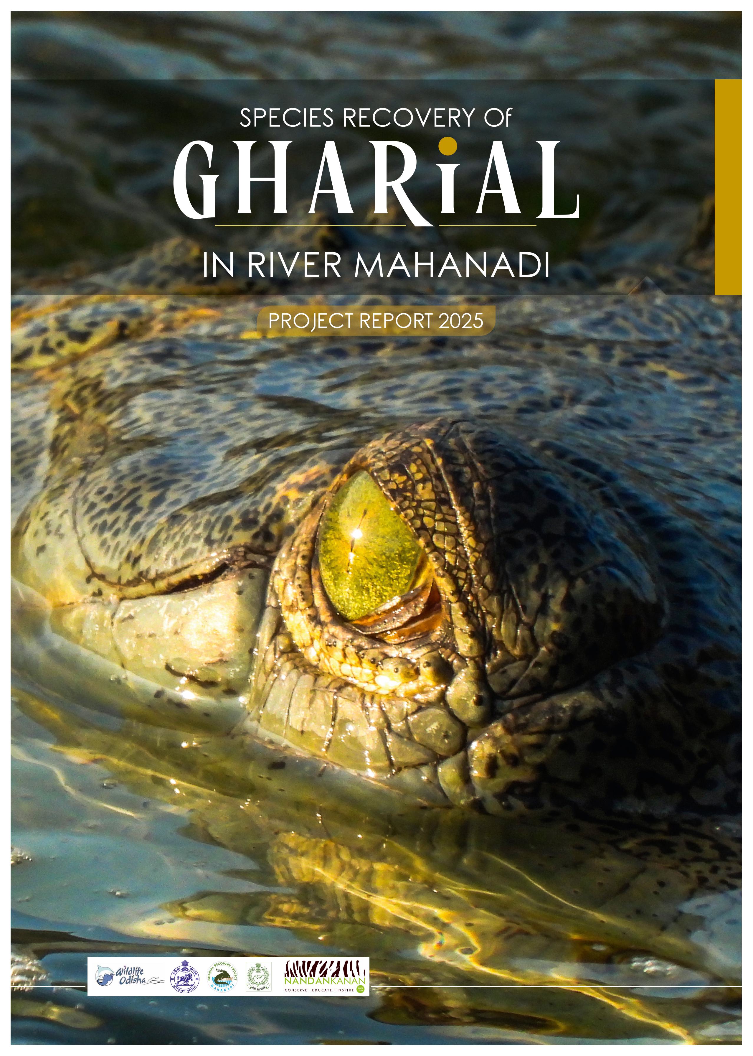 Gharial project report 2025 cover page Gharial project report 2025 cover page
